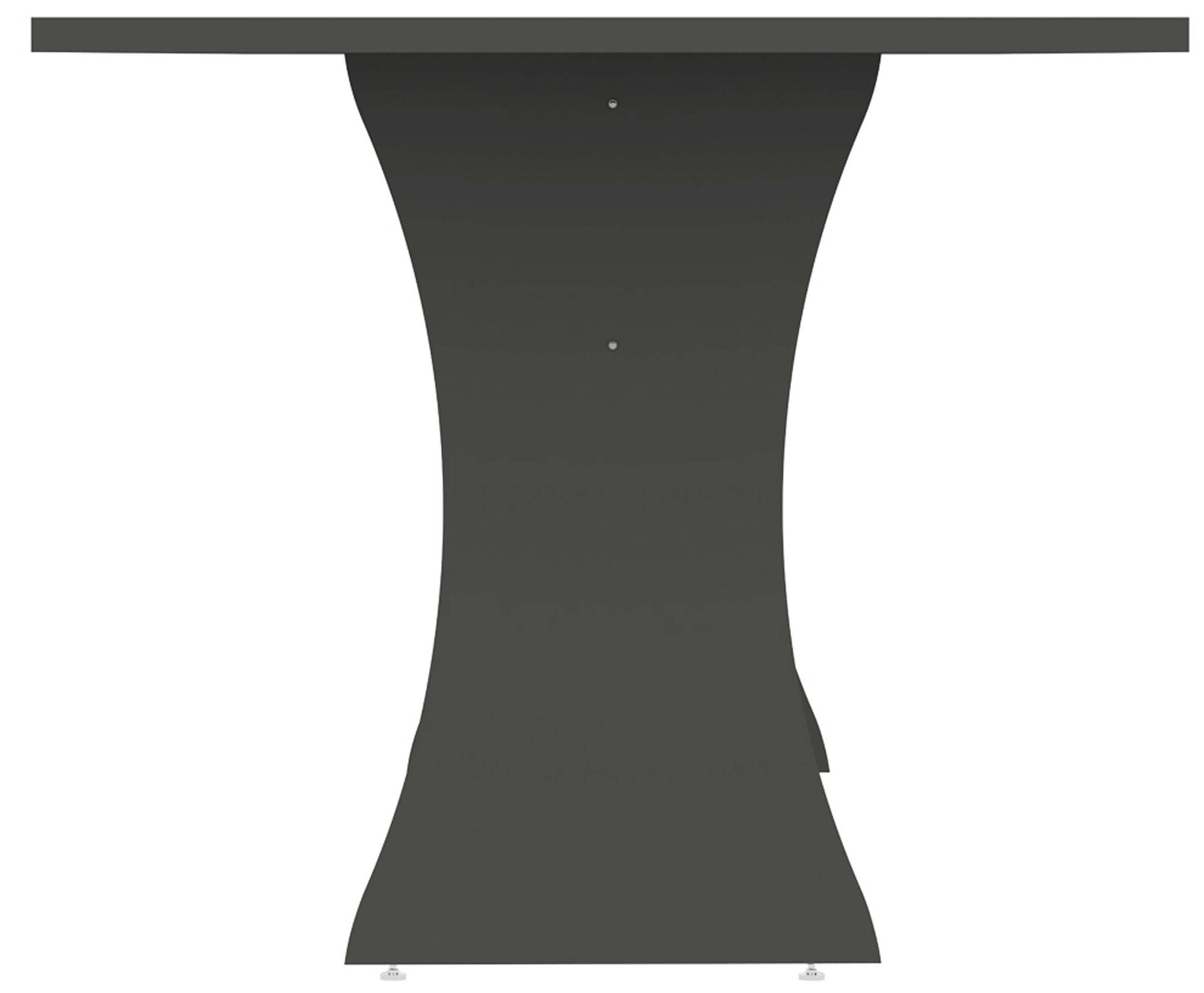Image 5 Manhattan Comfort Coney 53.14" Mid-Century Modern Dining Table in Grey more views