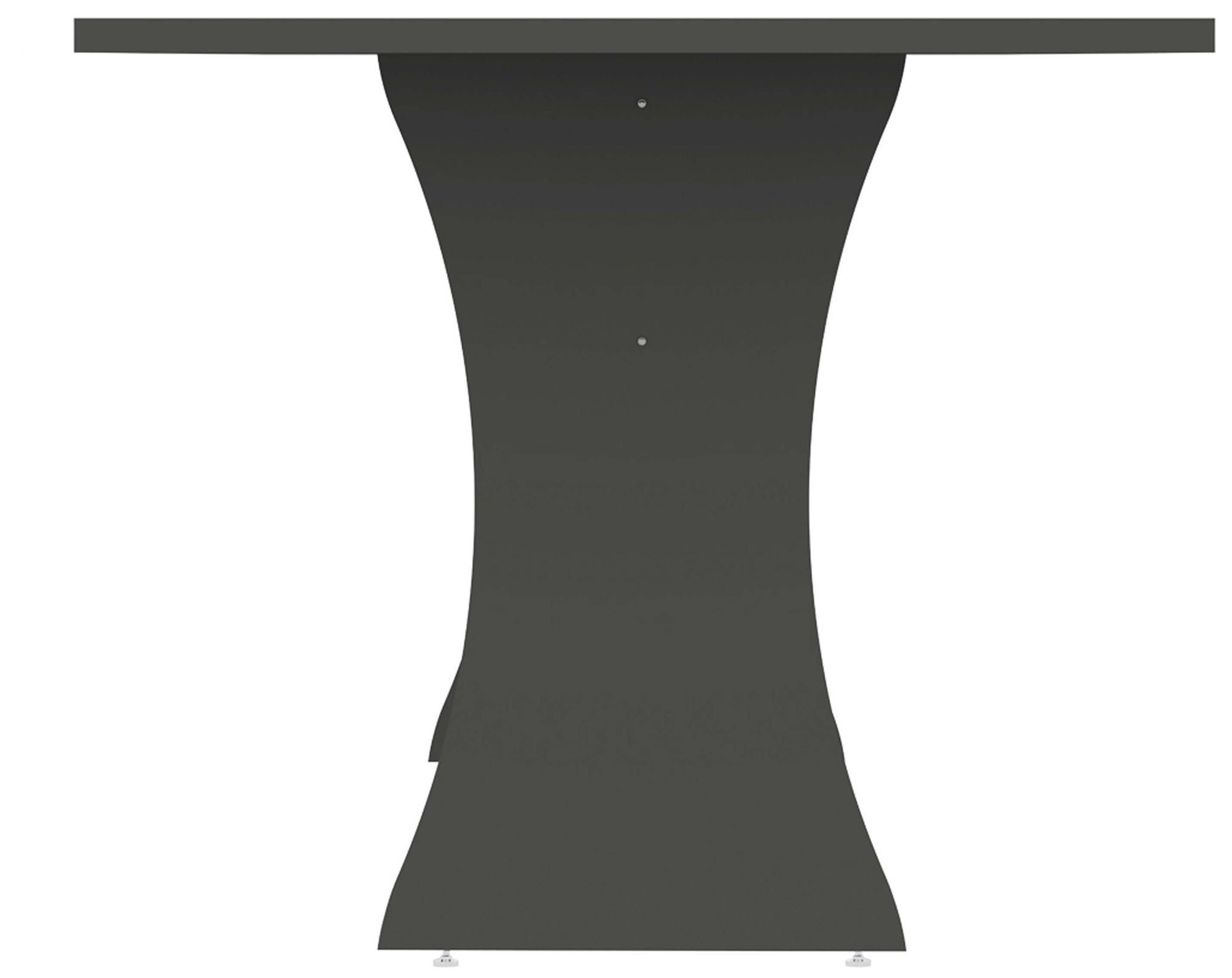 Image 6 Manhattan Comfort Coney 53.14" Mid-Century Modern Dining Table in Grey more views