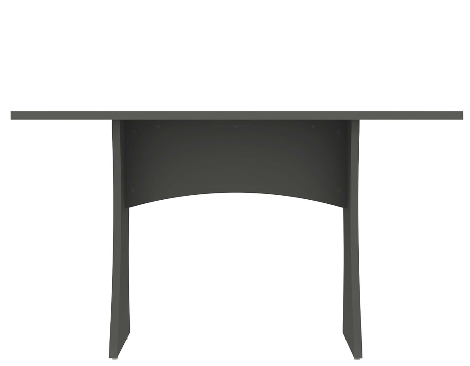 Image 7 Manhattan Comfort Coney 53.14" Mid-Century Modern Dining Table in Grey more views