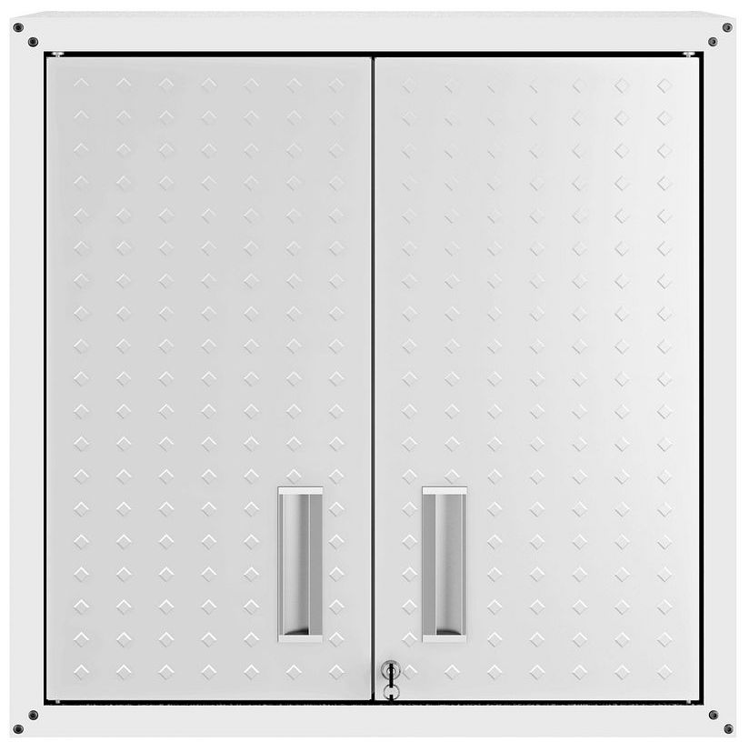 Image 2 Manhattan Comfort Fortress 30" White Steel Garage Wall Cabinet
