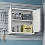6_Manhattan Comfort Fortress 30" White Steel Garage Wall Cabinet more views