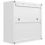 7_Manhattan Comfort Fortress 30" White Steel Garage Wall Cabinet more views