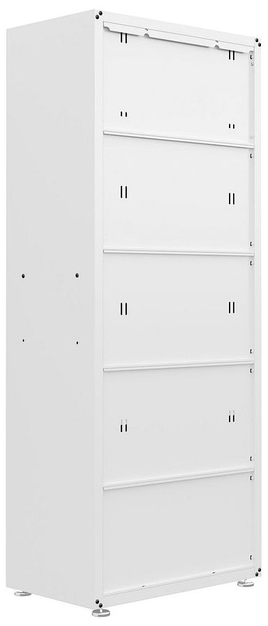 Manhattan Comfort Fortress 74 3/4" High White Steel Wall Cabinet