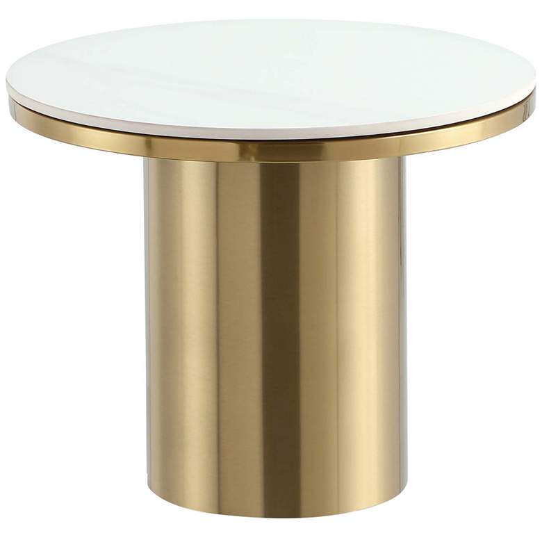 Image 1 Manhattan Comfort Glenn Modern End Table in Gold