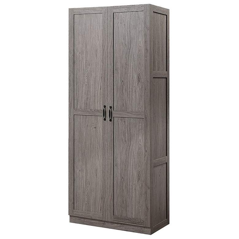 Image 1 Manhattan Comfort Hopkins Modern Storage Closet 3.0 in Grey