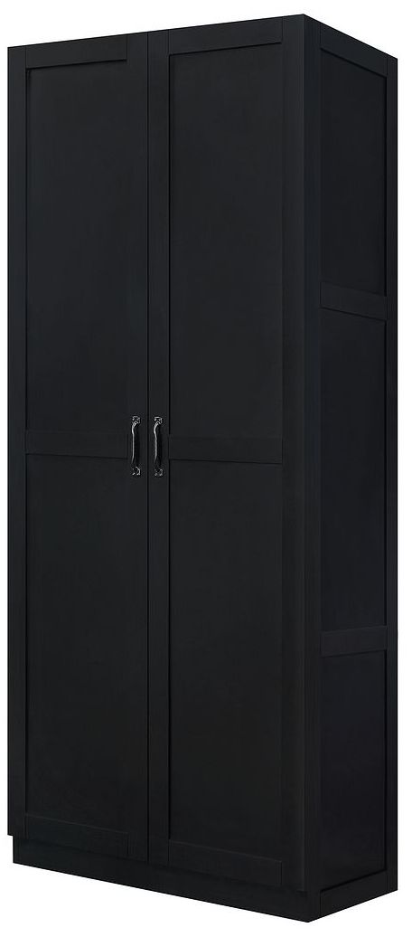 Image 6 Manhattan Comfort Hopkins Storage Closet 4.0 in Black - Set of 2 more views