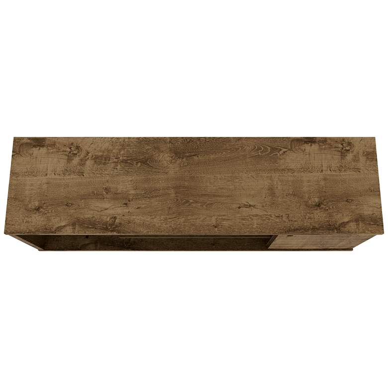 Image 6 Manhattan Comfort Liberty 53 1/4" Wide Rustic Wood Modern TV Stand more views