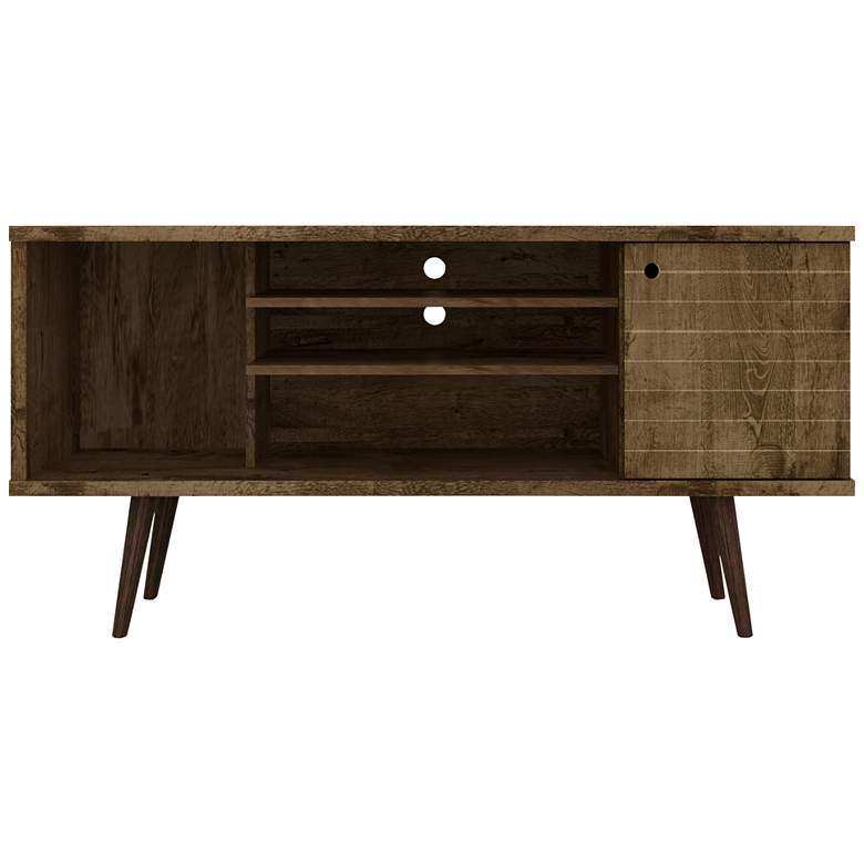 Image 7 Manhattan Comfort Liberty 53 1/4" Wide Rustic Wood Modern TV Stand more views