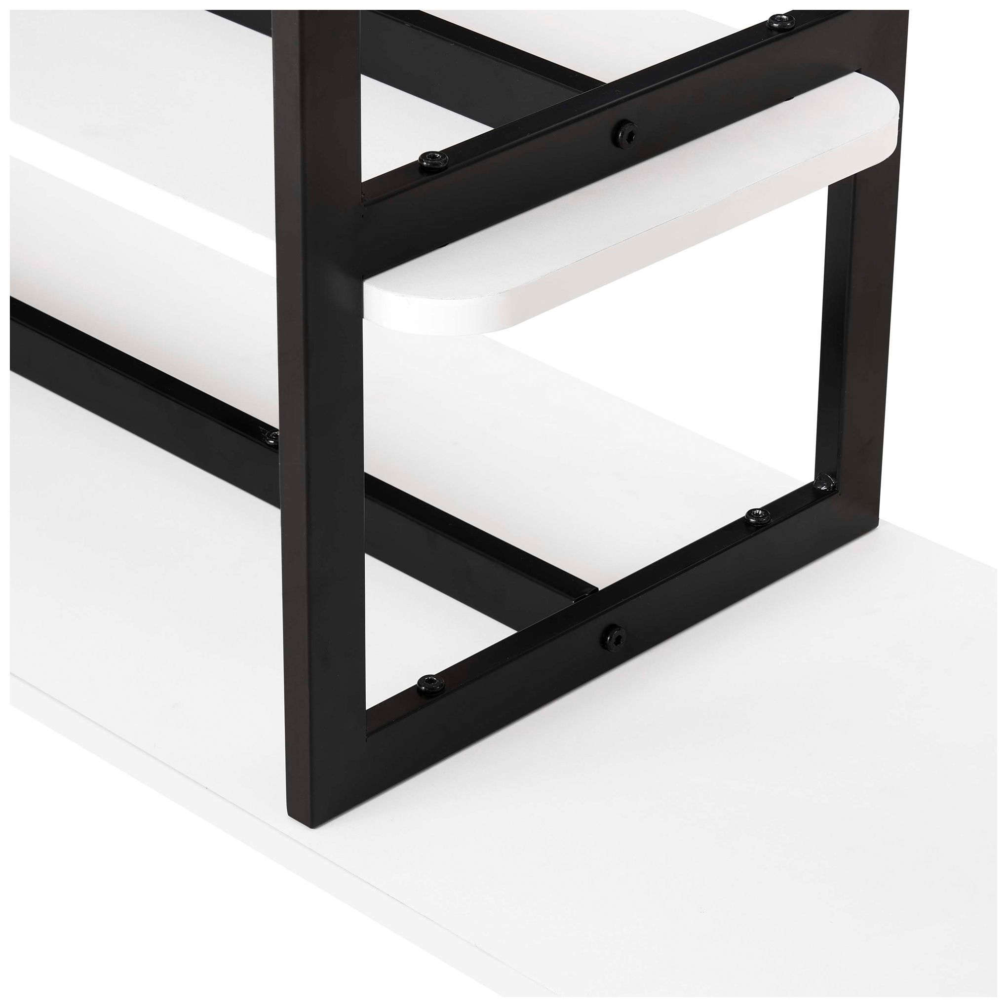 Image 6 Manhattan Comfort Modern Celine 70.86" Sideboard with 3 Shelves in Whi more views