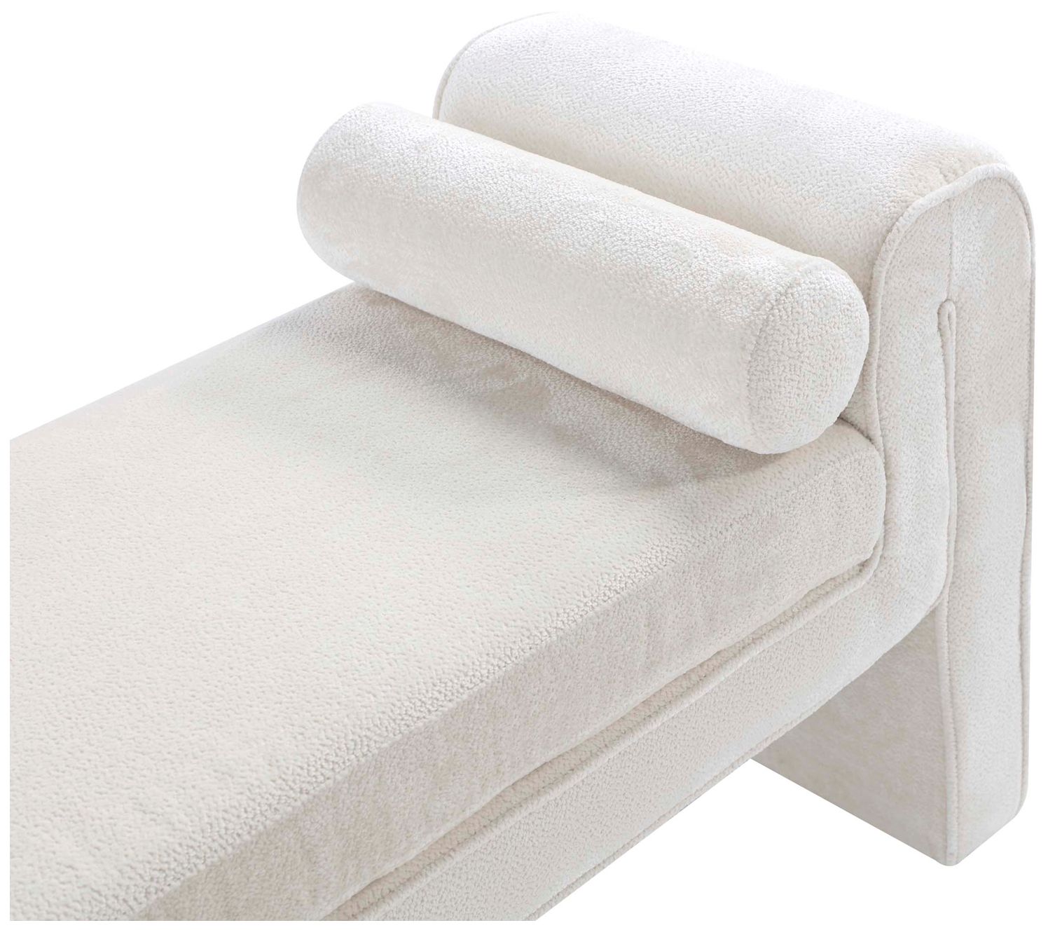 Image 3 Manhattan Comfort Modern Concord Chenille 59" Bench in Ivory more views