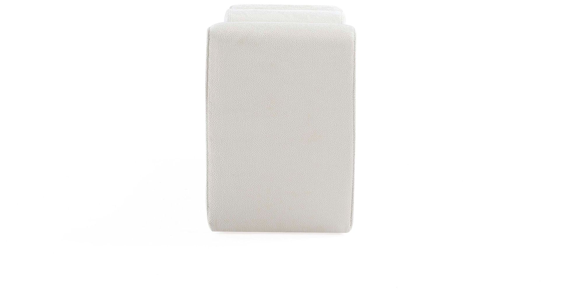 Image 5 Manhattan Comfort Modern Concord Chenille 59" Bench in Ivory more views