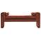 Manhattan Comfort Modern Concord Chenille 59" Bench in Terracotta