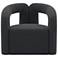 Manhattan Comfort Modern Darian Boucle Accent Chair in Black