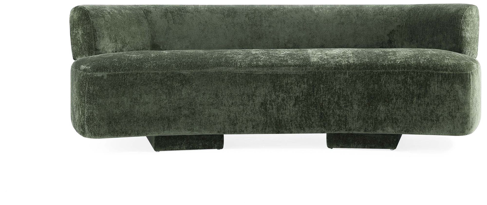 Manhattan Comfort Modern Verandah Chenille 90.6" Sofa in Olive Green