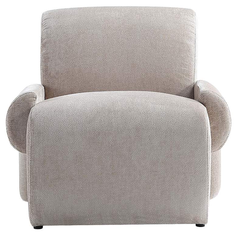 Image 1 Manhattan Comfort Modern Verandah Chenille Accent Chair in Beige
