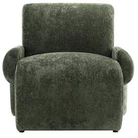 Image1 of Manhattan Comfort Modern Verandah Chenille Accent Chair in Olive Green