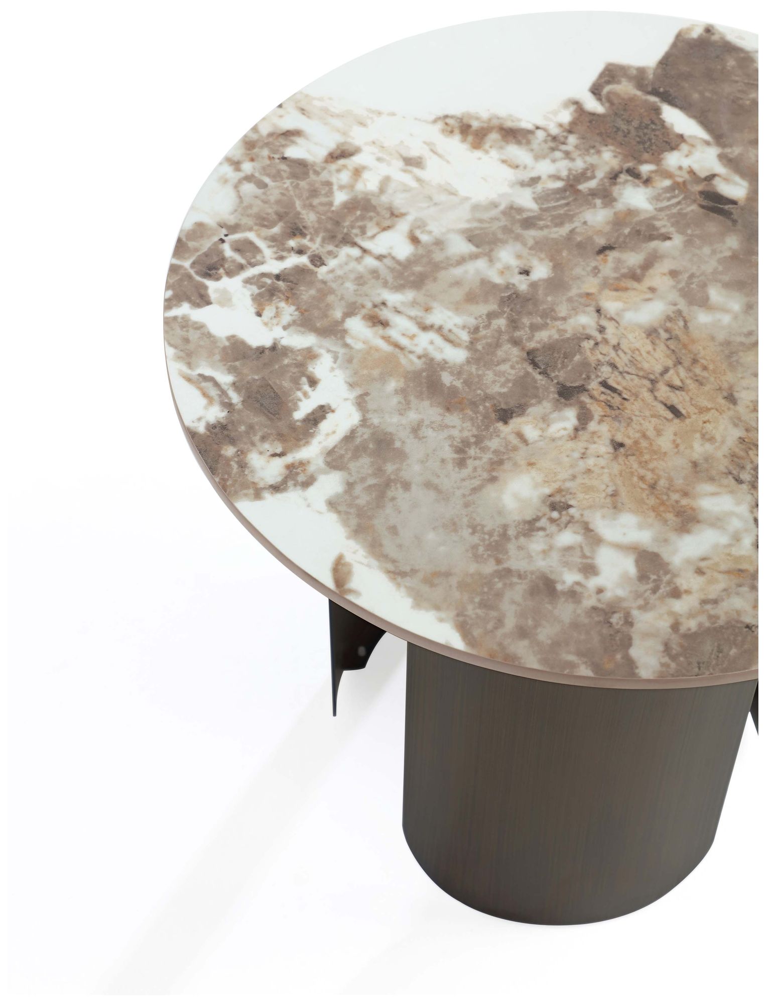 Image 5 Manhattan Comfort Monica Modern End Table in Gold more views