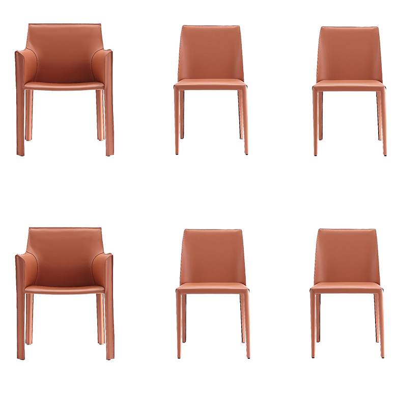 Image 1 Manhattan Comfort Paris Clay Dining Chairs (Set of 6)