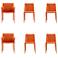 Manhattan Comfort Paris Coral Dining Chairs (Set of 6)