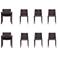 Manhattan Comfort Paris Grey Dining Chairs (Set of 8)