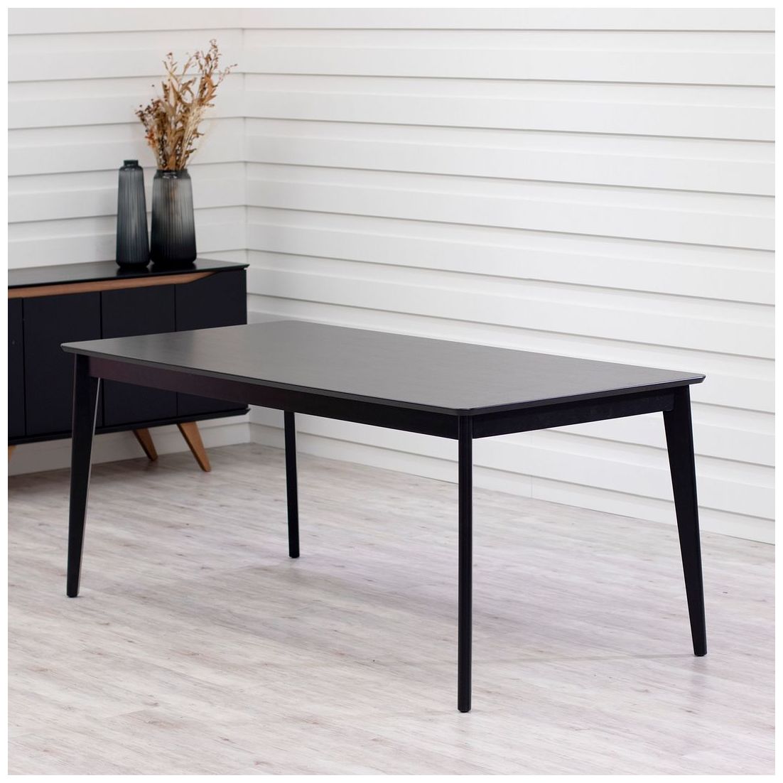 Image 2 Manhattan Comfort Tudor 70.86 Dining Table in Black more views