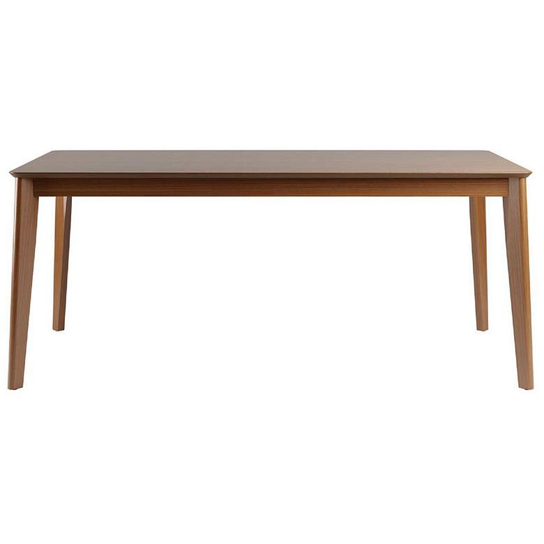 Image 1 Manhattan Comfort Tudor 70.86 Dining Table in Maple Cream