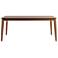 Manhattan Comfort Tudor 70.86 Dining Table in Maple Cream
