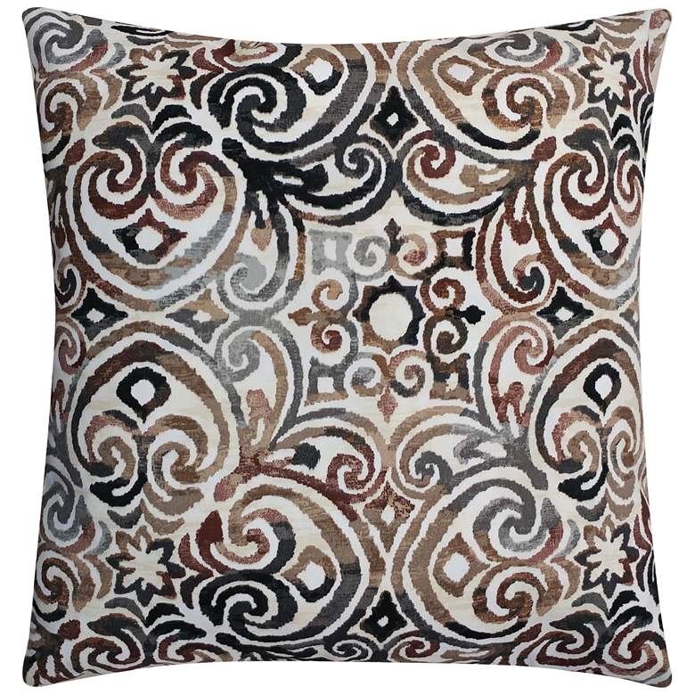 Image 1 Mani Natural 20" Square Outdoor Throw Pillow
