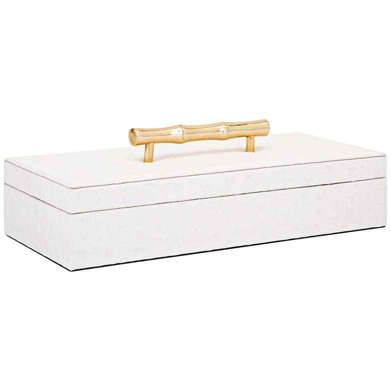 Image 1 Mani White Decorative Lidded Box