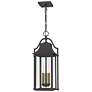 3_Manning 24"H Western Bronze 3-Light Outdoor Hanging Light