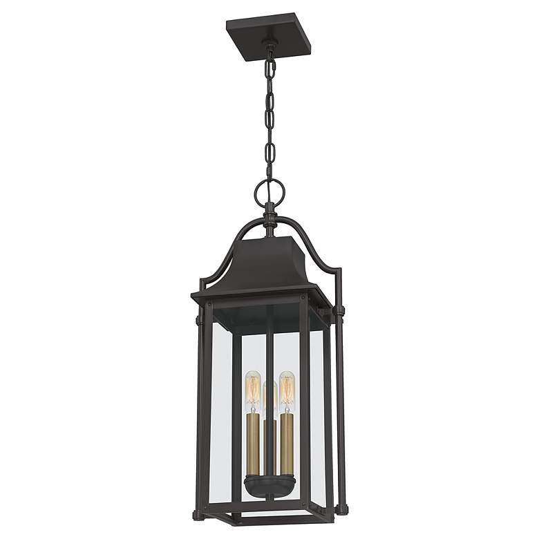 Image 5 Manning 24"H Western Bronze 3-Light Outdoor Hanging Light more views