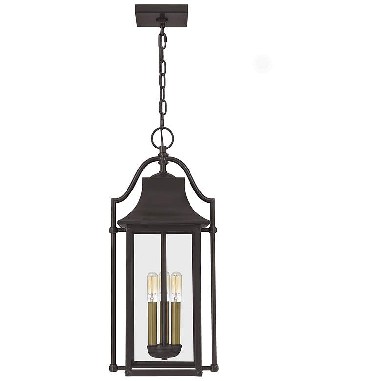 Image 6 Manning 24"H Western Bronze 3-Light Outdoor Hanging Light more views