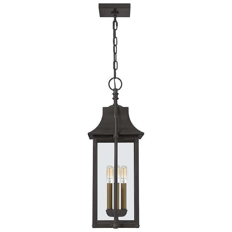 Image 7 Manning 24"H Western Bronze 3-Light Outdoor Hanging Light more views