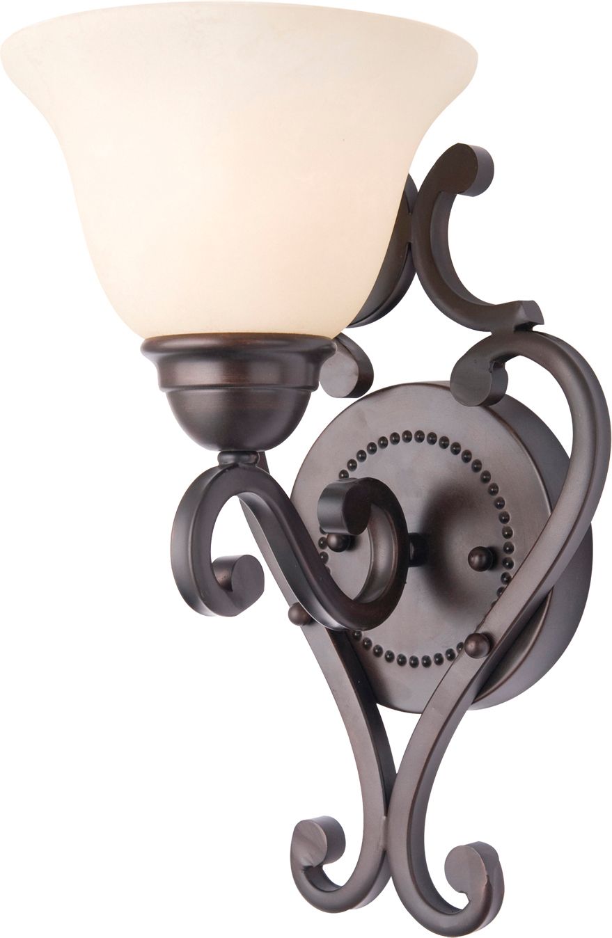 Image 2 Manor 1-Light Wall Sconce Bronze more views