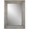 Manor Blue and Gold 34" x 46" Rectangular Wall Mirror