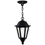 Manor House 15" High Black Outdoor Hanging Light