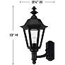 4_Manor House 18" High Black Outdoor Wall Light more views