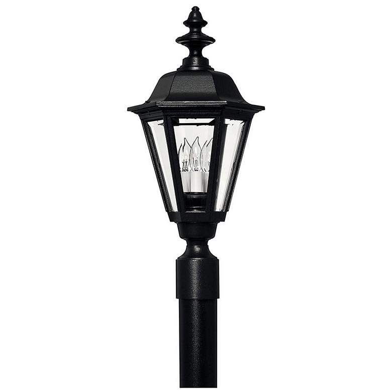 Image 1 Manor House 22" High Black Outdoor Post Light