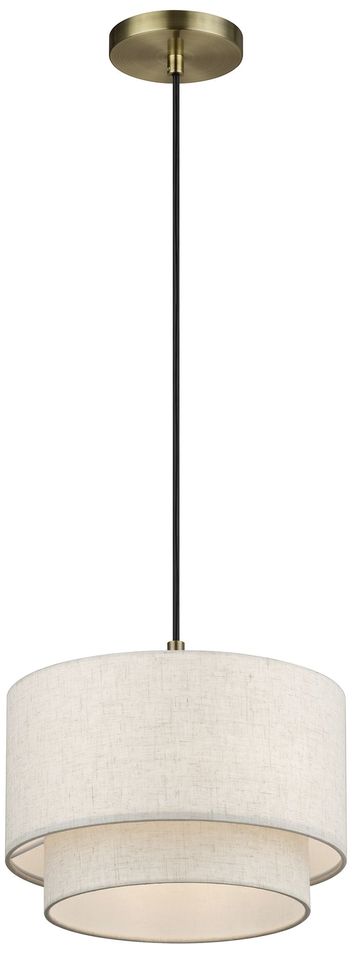 Image 6 Manorwood 1 Light Antique Brass Pendant more views