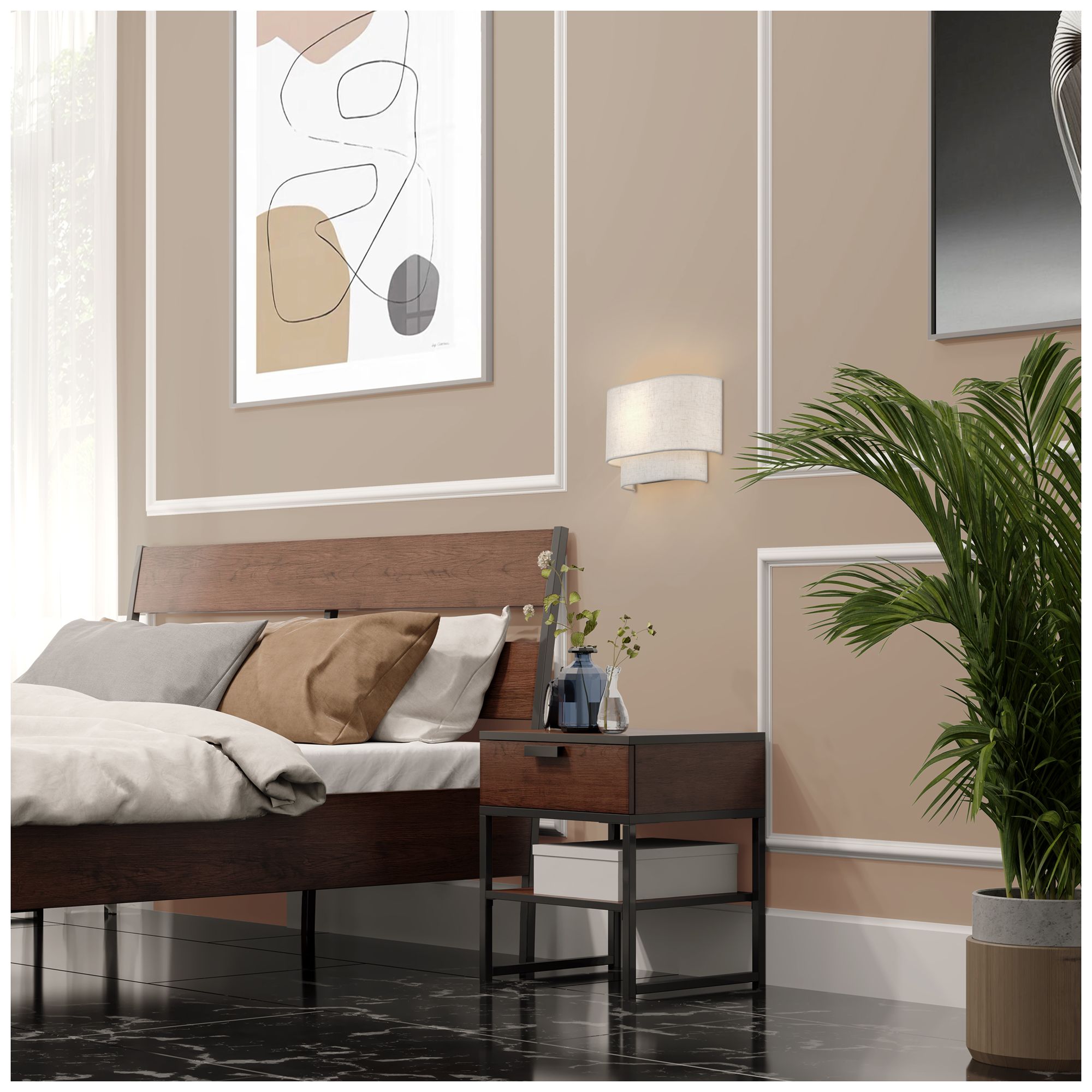 Manorwood 1 Light English Bronze ADA Sconce