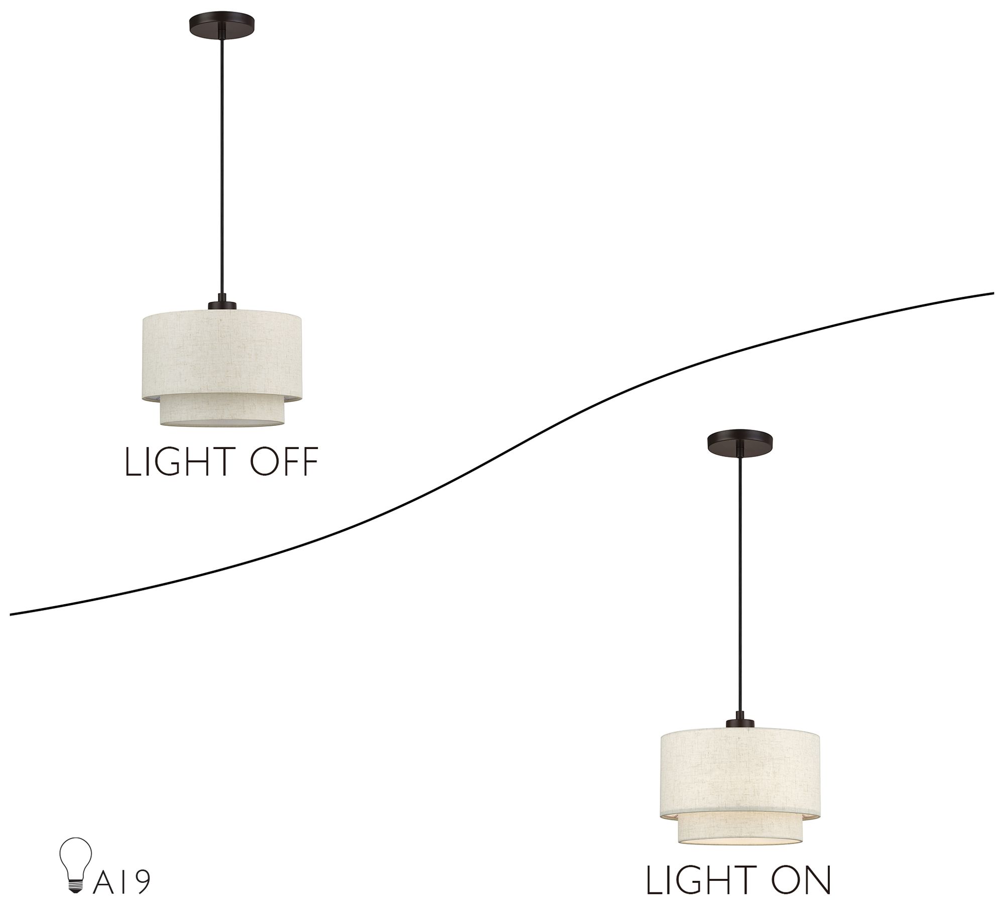 Manorwood 1 Light English Bronze Pendant