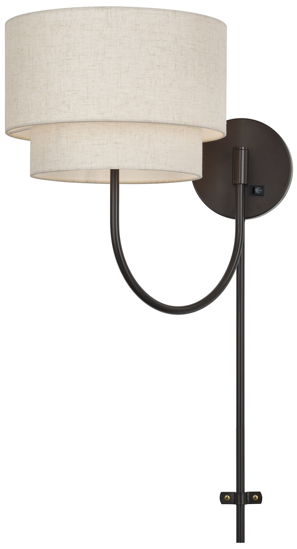 Image 6 Manorwood 1 Light English Bronze Swing Arm Wall Lamp more views