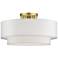 Manorwood 18" Wide Soft Gold Ceiling Light