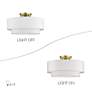 7_Manorwood 18" Wide Soft Gold Ceiling Light more views