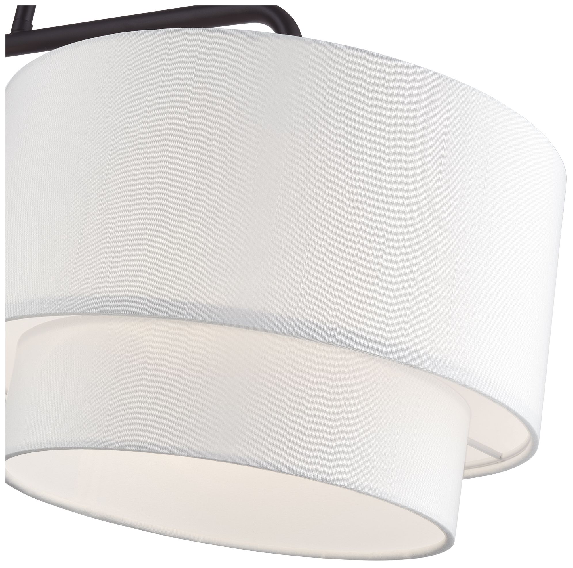 Image 4 Manorwood 2 Light Bronze Large Linear Chandelier more views