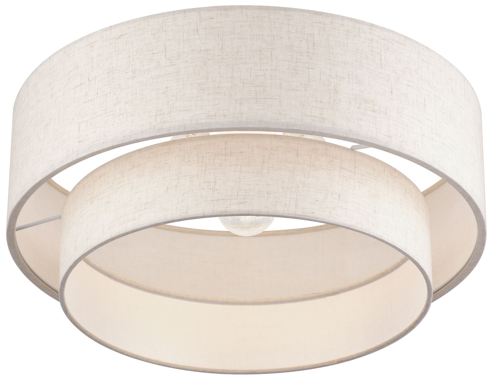 Image 6 Manorwood 3 Light Antique Brass Large Semi-Flush more views