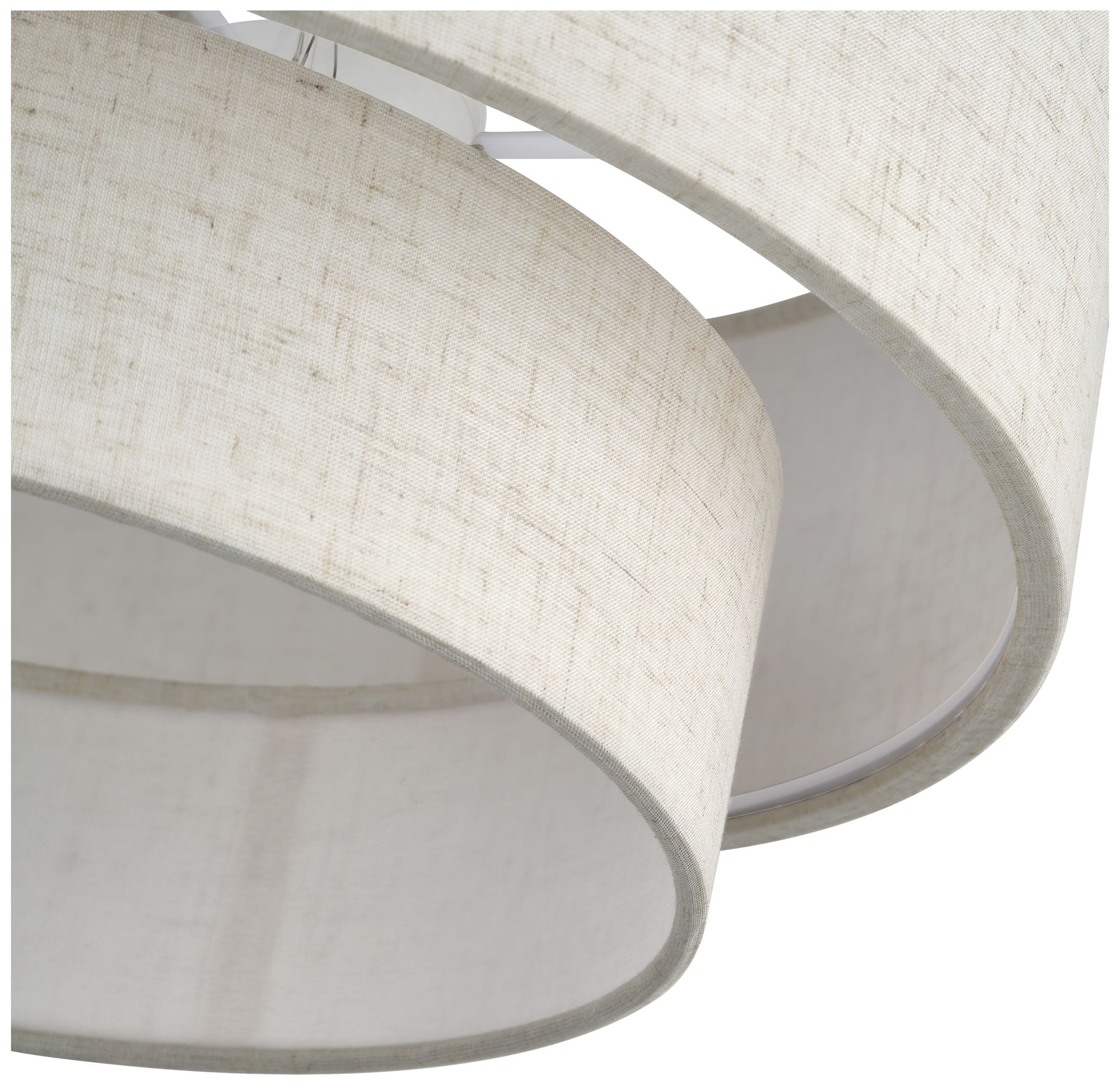 Manorwood 3 Light Antique Brass Large Semi-Flush