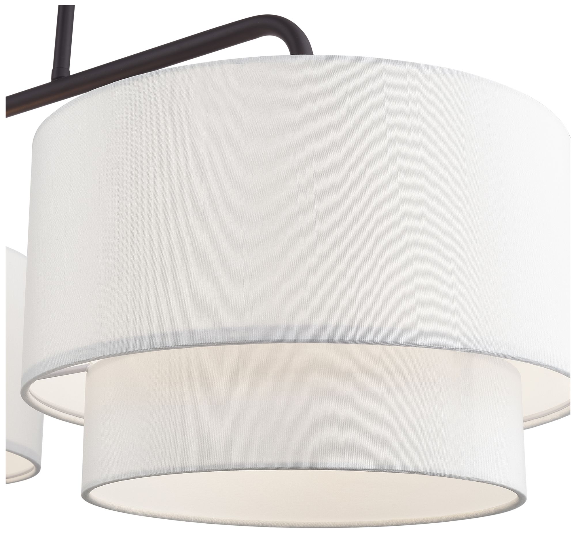 Image 4 Manorwood 3 Light Bronze Extra Large Linear Chandelier more views