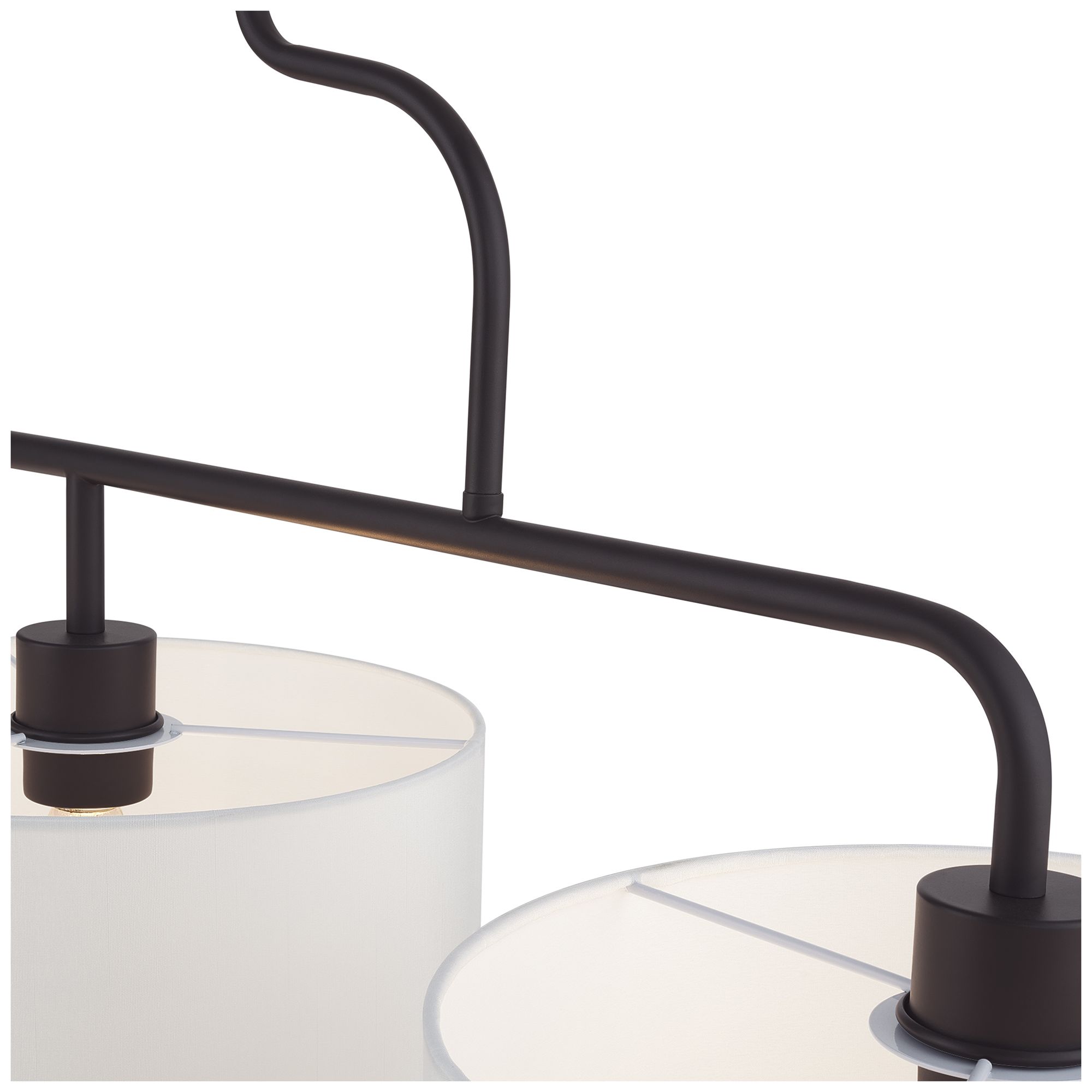 Image 5 Manorwood 3 Light Bronze Extra Large Linear Chandelier more views