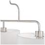6_Manorwood 3 Light Brushed Nickel Extra Large Linear Chandelier more views